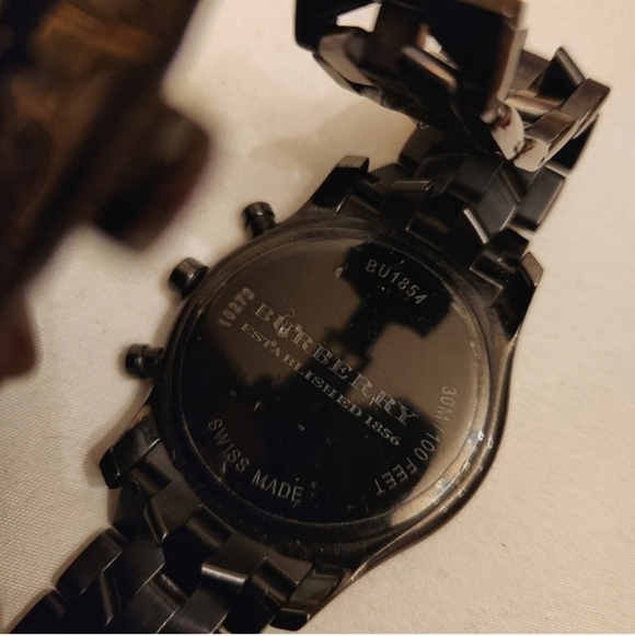 Burberry Black Chronograph Watch - Picture 3 of 5